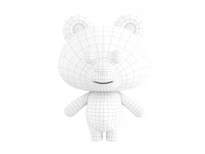 Character129 Rigged Panda 3D Model