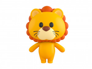 Character130 Rigged Lion Model 3D