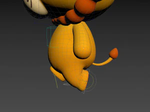 Character130 Rigged Lion 3D Model