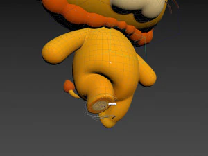 Character130 Rigged Lion 3D Model