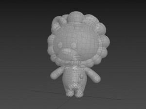 Character130 Rigged Lion Model 3D