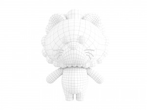 Character130 Rigged Lion Model 3D