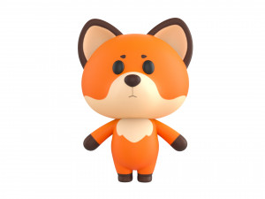 Character131 Rigged Fox 3D मॉडल
