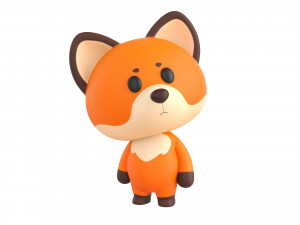 Character131 Rigged Fox 3D मॉडल