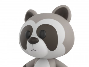 Character133 Rigged Raccoon 3D Model