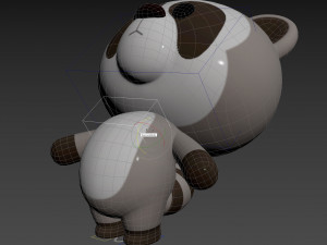 Character133 Rigged Raccoon 3D Model