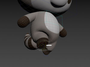 Character133 Rigged Raccoon 3D Model