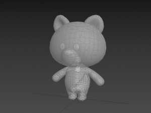 Character133 Rigged Raccoon 3D Model