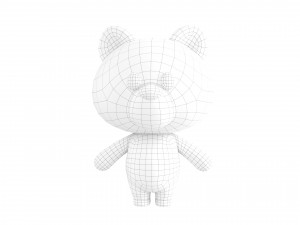 Character133 Rigged Raccoon 3D Model