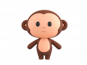 Character134 Rigged Monkey Modèle 3D