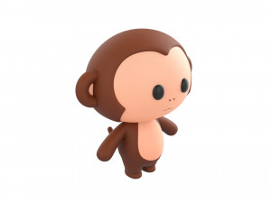 Character134 Rigged Monkey Modèle 3D