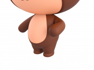 Character134 Rigged Monkey Modèle 3D