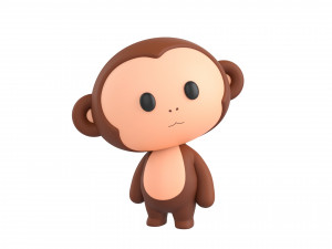 Character134 Rigged Monkey Modèle 3D
