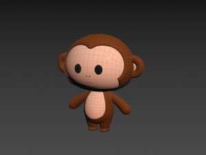Character134 Rigged Monkey Modèle 3D