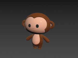 Character134 Rigged Monkey Modèle 3D