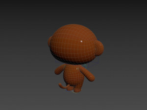 Character134 Rigged Monkey Modèle 3D