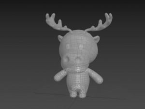 Character135 Rigged Moose 3D Модель