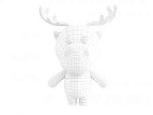 Character135 Rigged Moose 3D Модель
