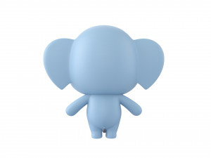 Character136 Rigged Elephant 3D मॉडल