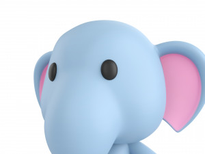 Character136 Rigged Elephant 3D मॉडल