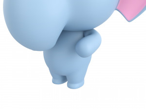 Character136 Rigged Elephant 3D मॉडल