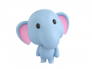 Character136 Rigged Elephant 3D मॉडल