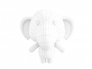 Character136 Rigged Elephant 3D मॉडल