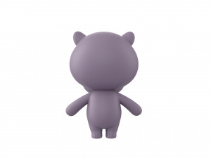 Character137 Rigged Hippo Modelo 3D