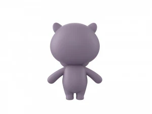 Character137 Rigged Hippo 3D Model