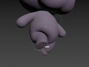 Character137 Rigged Hippo 3D Model