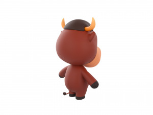 Character138 Rigged Bull Model 3D