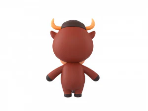 Character138 Rigged Bull 3D Model