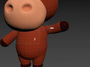 Character138 Rigged Bull 3D Model