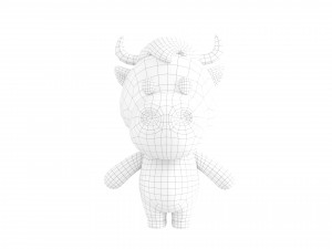 Character138 Rigged Bull Model 3D