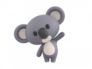 Character139 Rigged Koala 3D Model