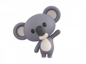 Character139 Rigged Koala 3D Модель