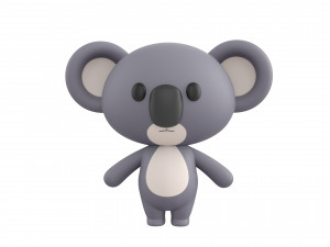 Character139 Rigged Koala 3D Модель