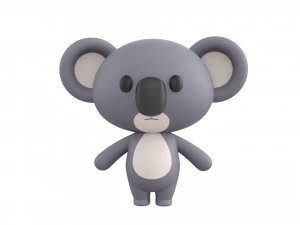 Character139 Rigged Koala 3D Model