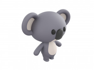Character139 Rigged Koala 3D Модель