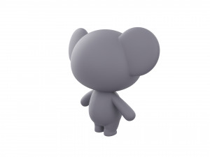 Character139 Rigged Koala 3D Модель