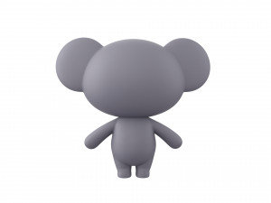 Character139 Rigged Koala 3D Модель
