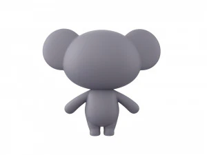 Character139 Rigged Koala 3D Model
