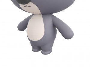 Character139 Rigged Koala 3D Модель