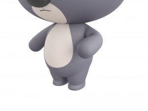 Character139 Rigged Koala 3D Модель