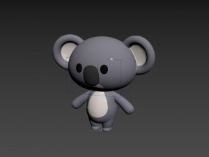 Character139 Rigged Koala 3D Модель