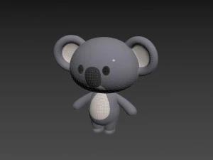 Character139 Rigged Koala 3D Model