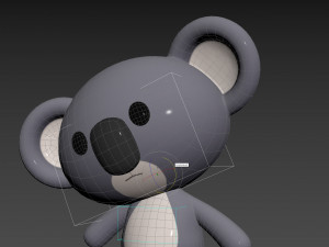 Character139 Rigged Koala 3D Модель