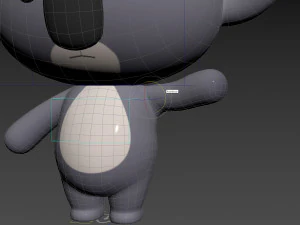 Character139 Rigged Koala 3D Model