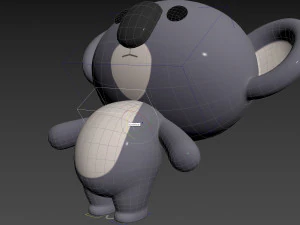 Character139 Rigged Koala 3D Model