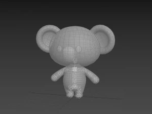 Character139 Rigged Koala 3D Model